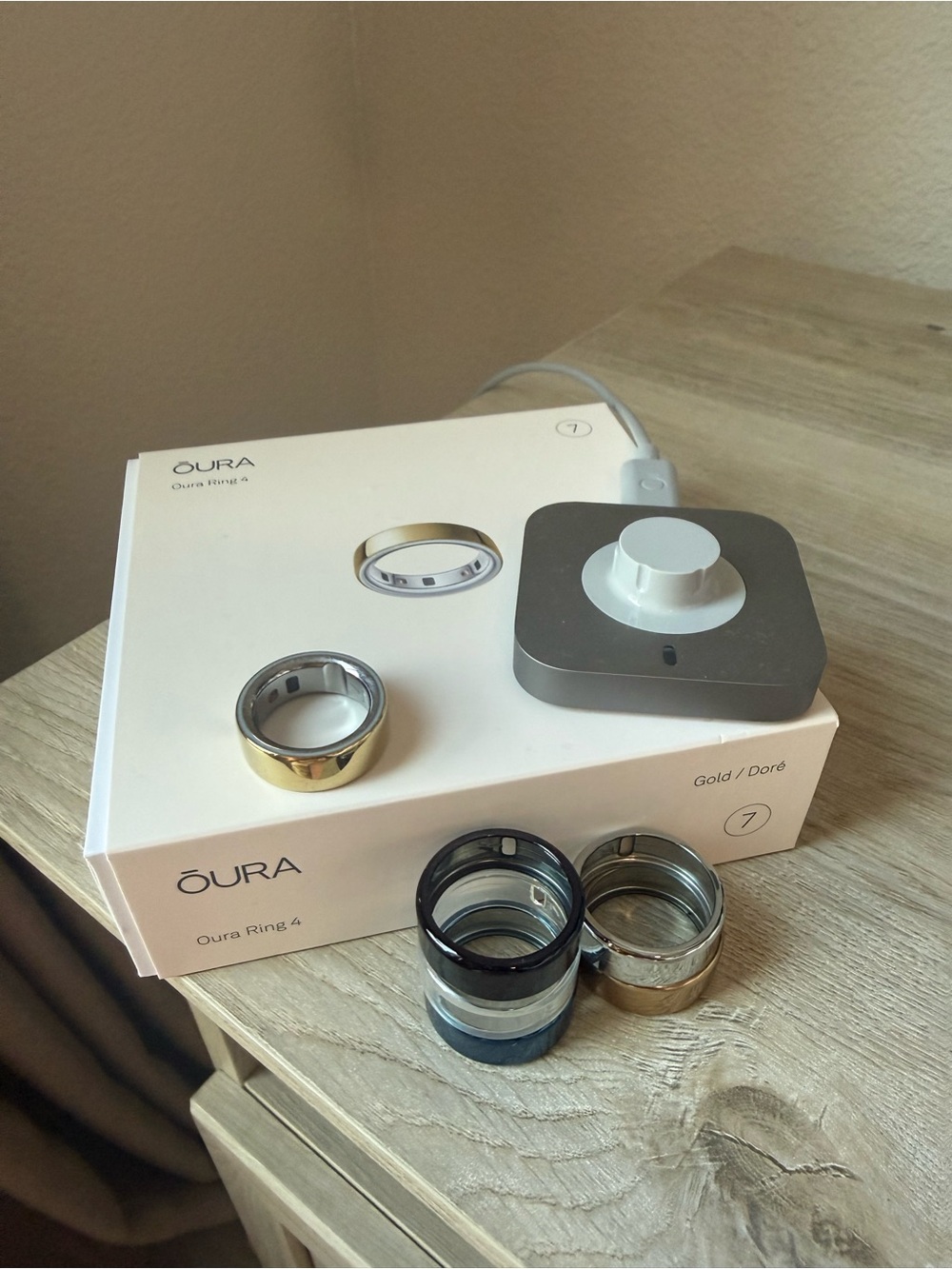 Gold Oura Ring 4 Size 7